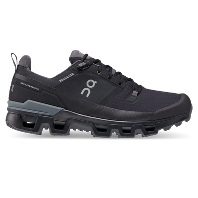 ON Womens Cloudwander Waterproof - Black/Eclipse - Trail