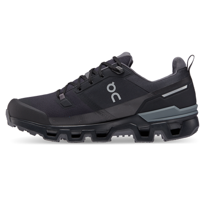 ON Womens Cloudwander Waterproof - Black/Eclipse - Trail