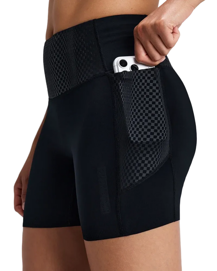 Bandit Womens Stamina-V™ Threshold 5" High Waist Compression Shorts - Black - AW26