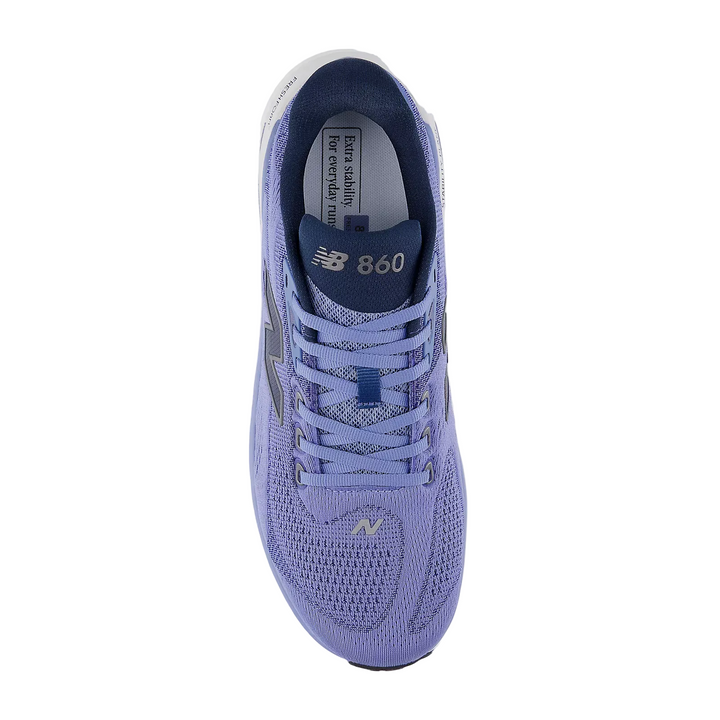 New Balance Hommes 860v15 Wide - Largeur 2E - Bleu Fairweather/NB Navy - Stabilité - SS26