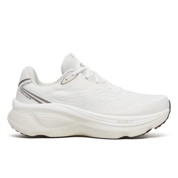 Saucony Mens Hurricane 26 - White/Quartz - Stability - AW26