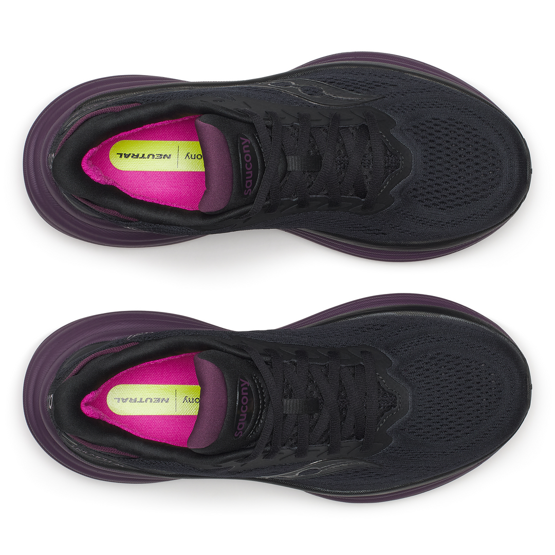 Saucony Womens Triumph 24 - Black/Syrup - Neutral - AW26