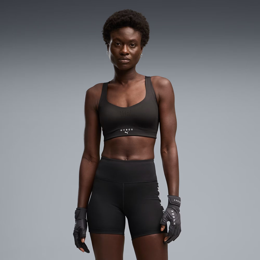 Puma x Hyrox Womens PWRMODE Bra - Puma Black - AW26