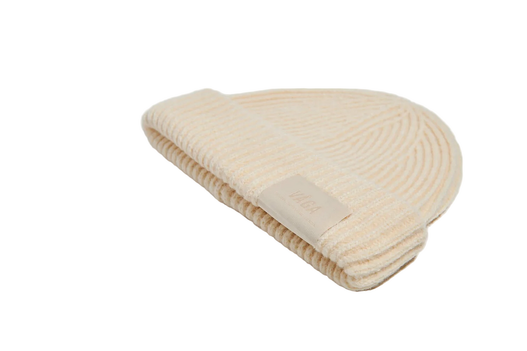 Vaga Midweight Beanie - Ecru - AW25
