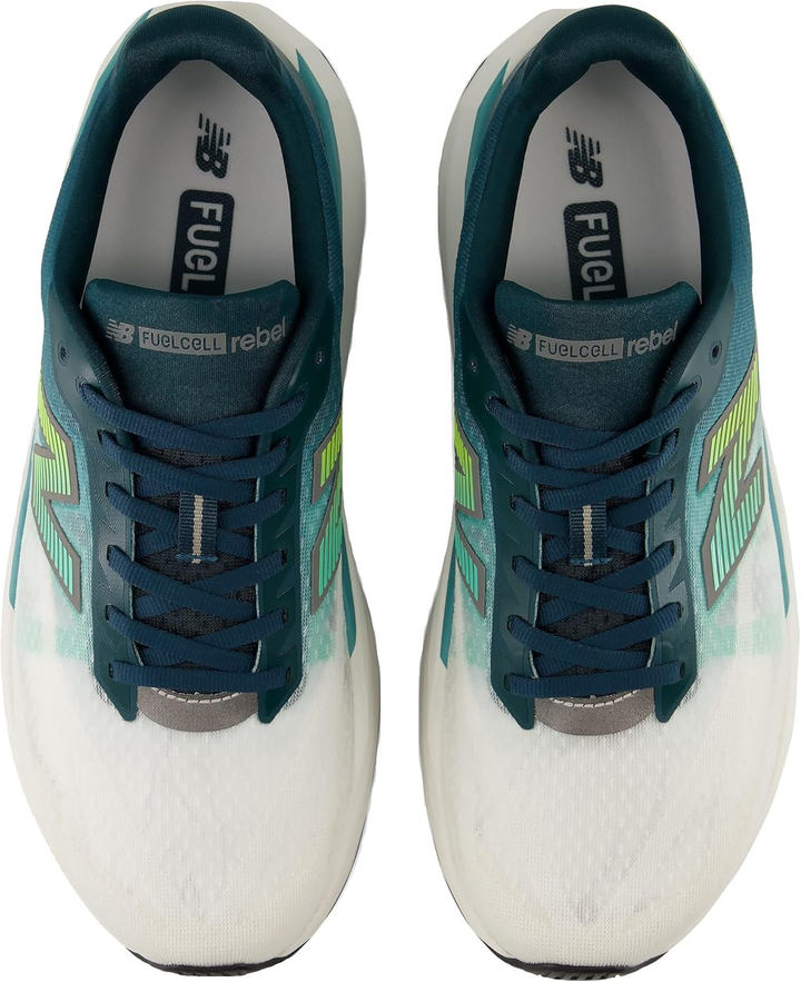 New Balance FuelCell Rebel V5 pour hommes - Vert Medusa/Sarcelle délavée - Neutre - SS26