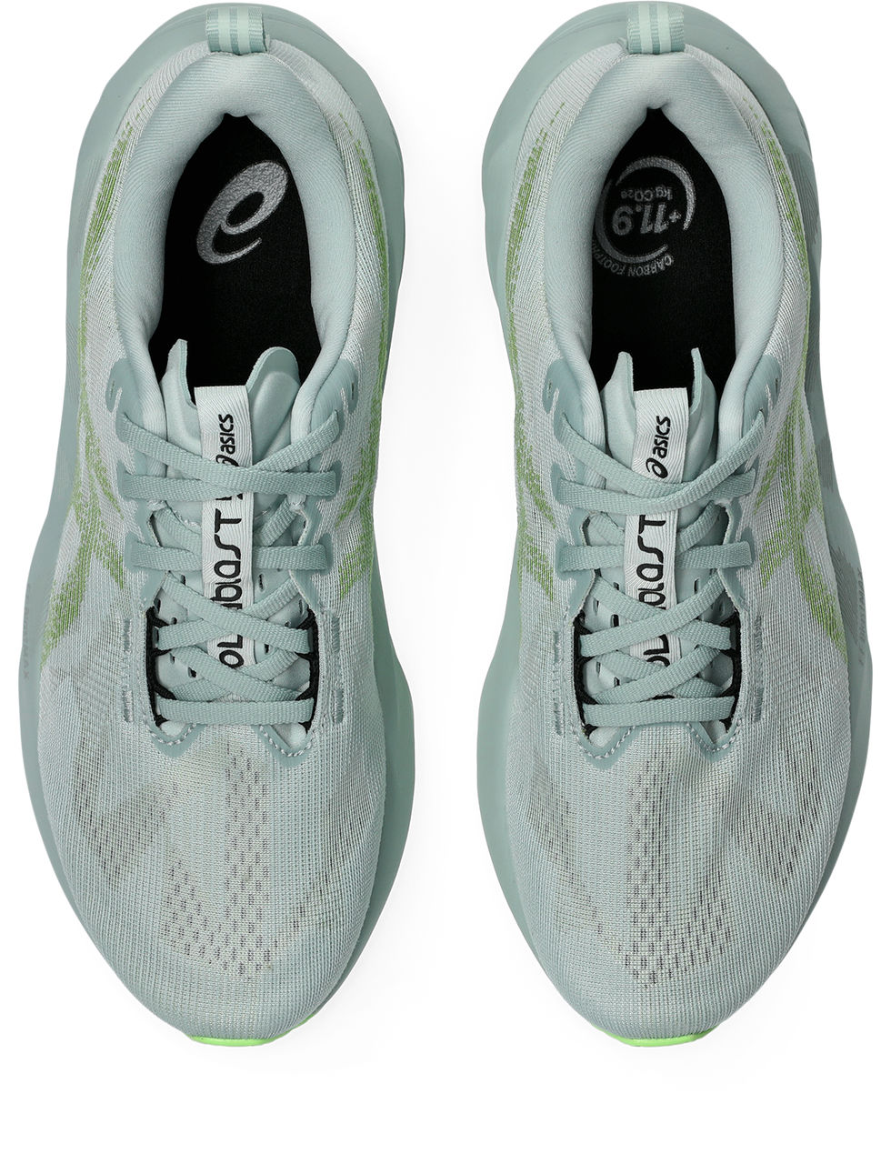 Asics Mens Novablast 5 - Cold Moss/Light Orange - Neutral - SS26