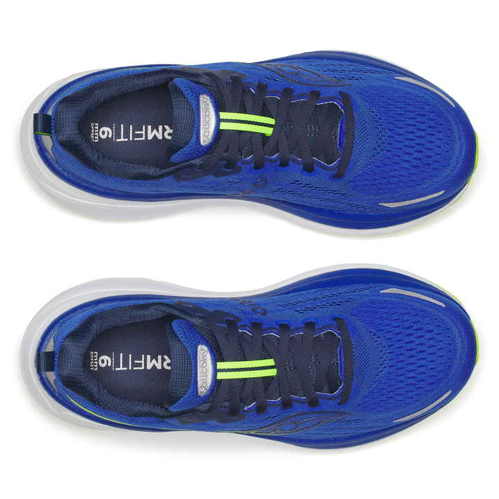 Saucony Mens Hurricane 25 - Lapis/Citron - Stability - AW25