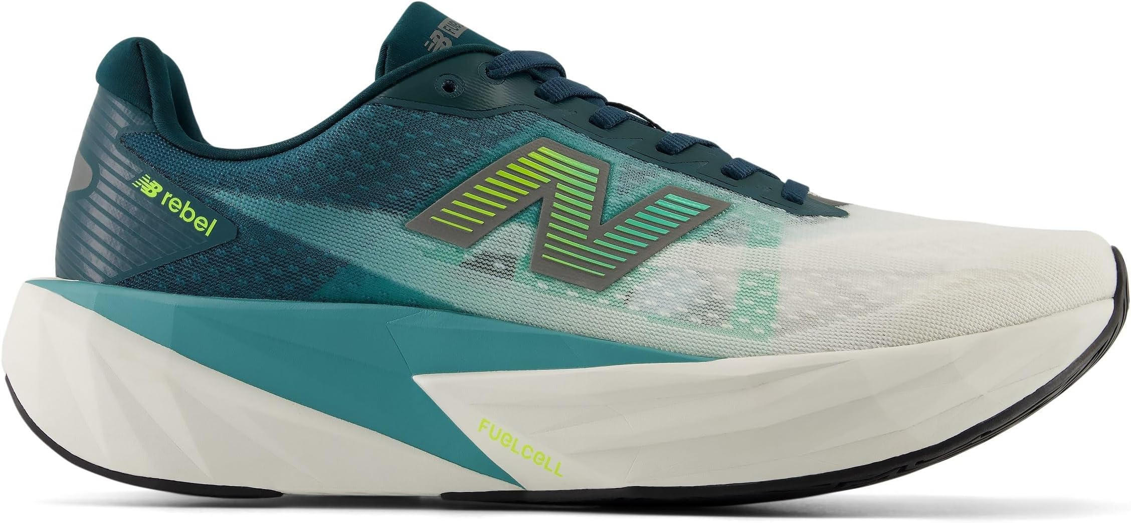 New Balance Mens FuelCell Rebel V5 - Medusa Green/Faded Teal - Neutral - SS26