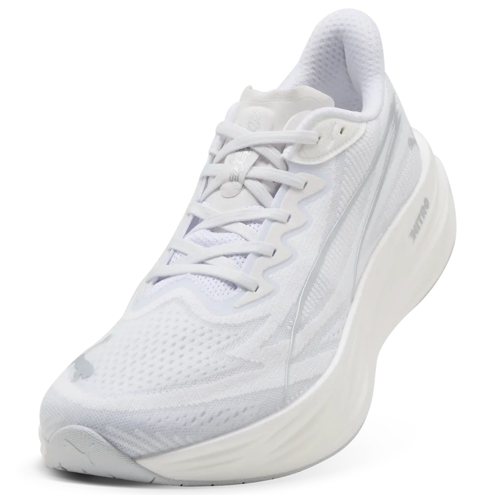 Puma Mens Deviate Pure NITRO - Puma White/Puma Silver - Neutral - AW26