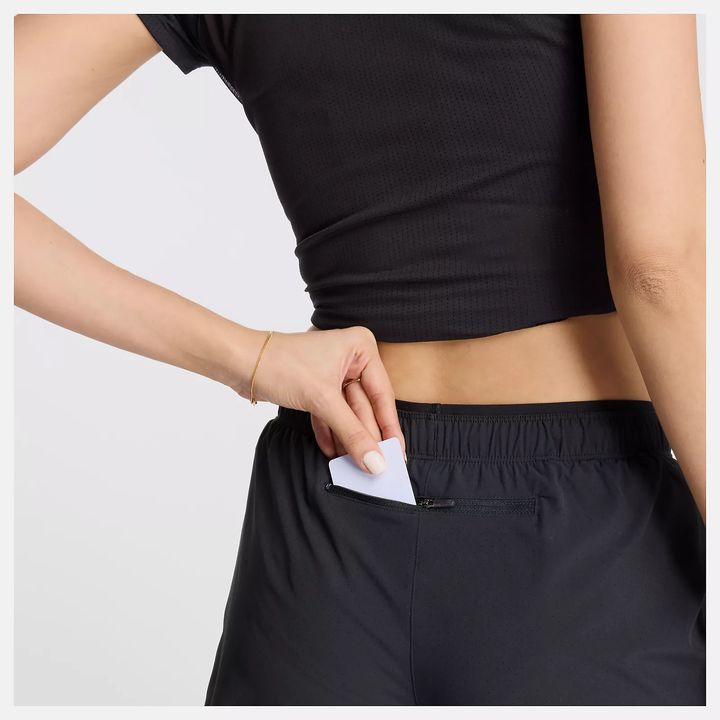 New Balance Womens RC Short 5" - Black
