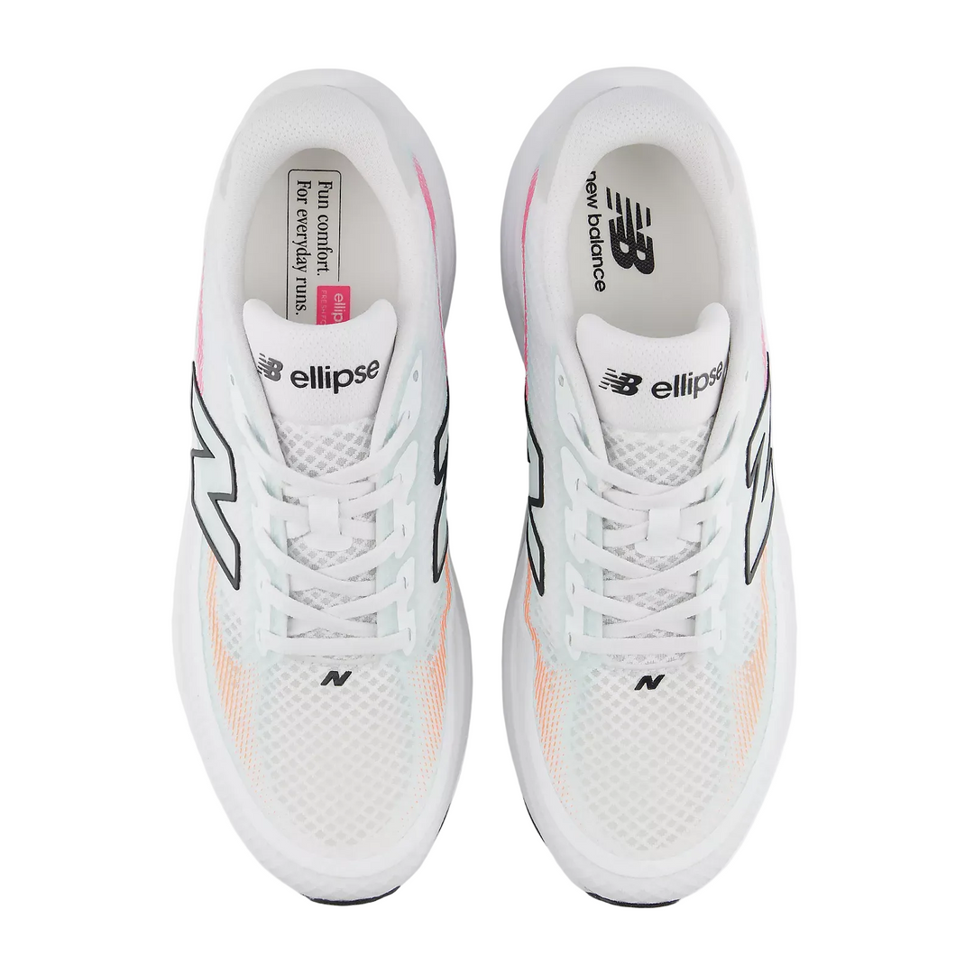 New Balance Mens Ellipse v1 - White/Black/Glint Blue - Neutral - SS26
