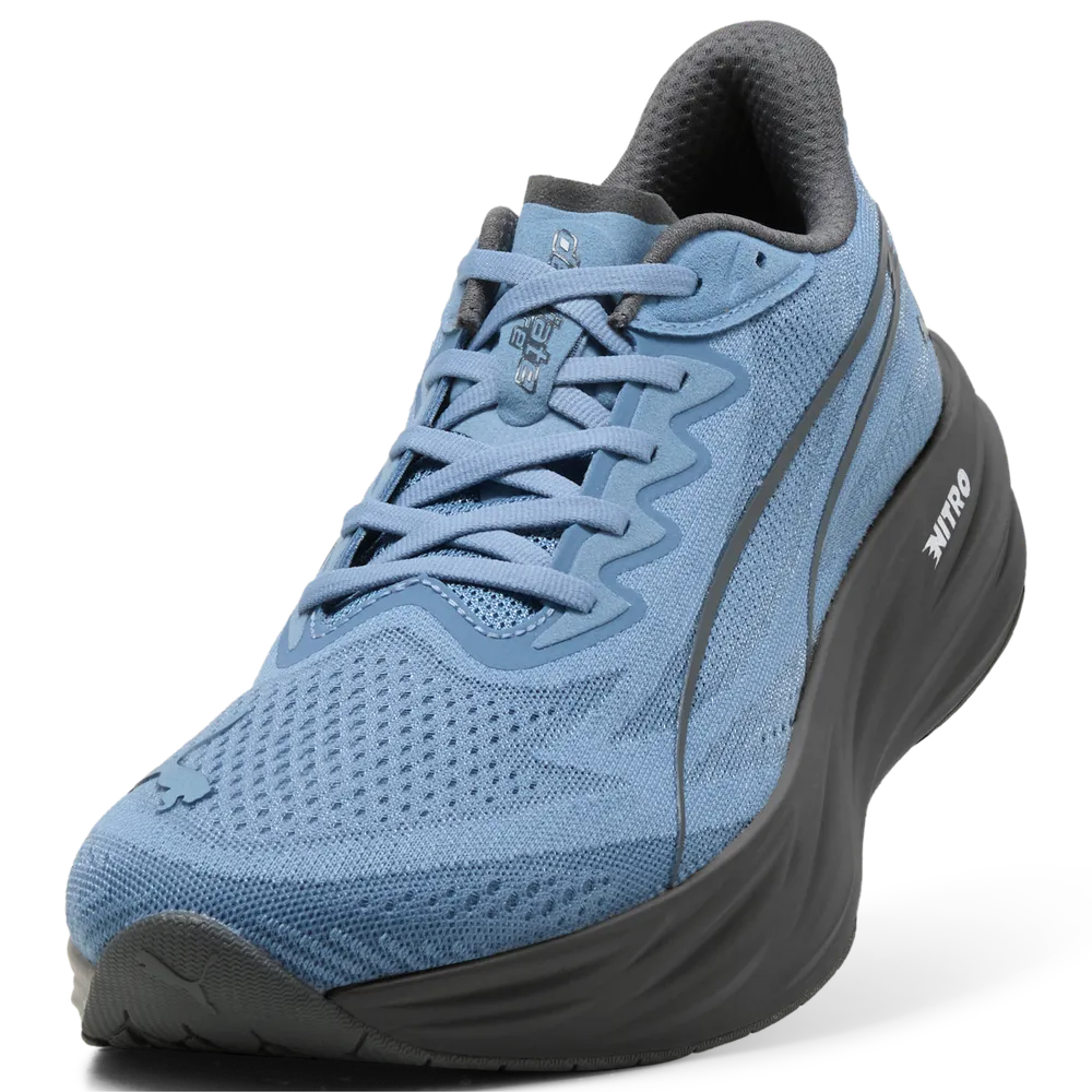 Puma Mens Deviate Pure NITRO - Zen Blue/Moody Gray/Gray Echo - Neutral - AW26