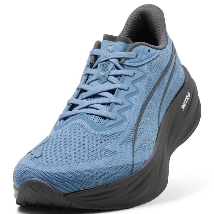 Puma Mens Deviate Pure NITRO - Zen Blue/Moody Gray/Gray Echo - Neutral - AW26