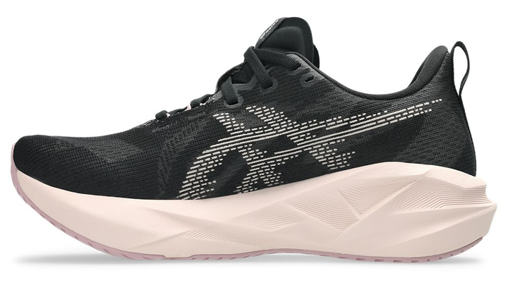 Asics Womens Novablast 5 - Black/Pearl Pink - Neutral - SS26