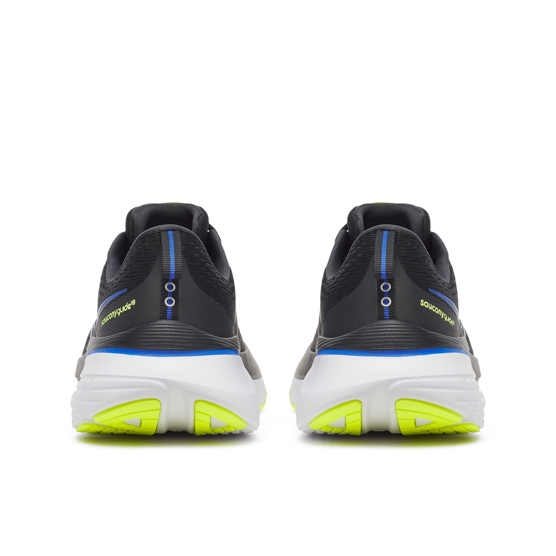Saucony Mens Guide 18 - Noir/Lapis - Stabilité - AW25
