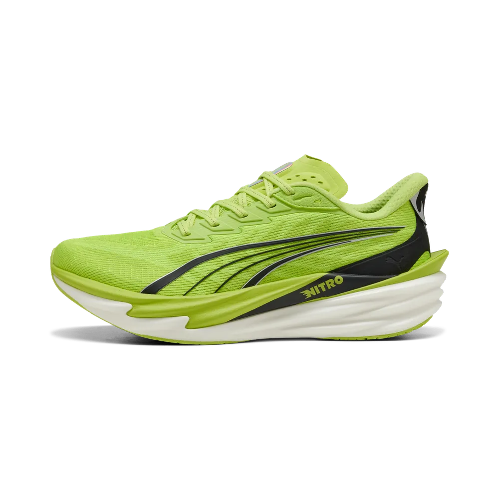 Puma Mens Deviate NITRO 4 - Sunny Lime/Puma Black - Neutral - AW26