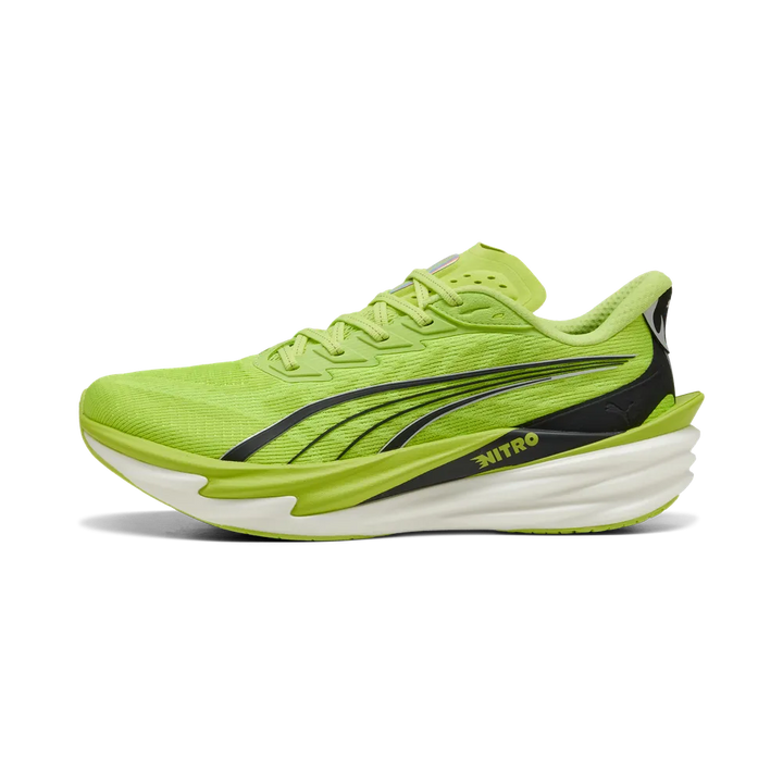Puma Mens Deviate NITRO 4 - Sunny Lime/Puma Black - Neutral - AW26