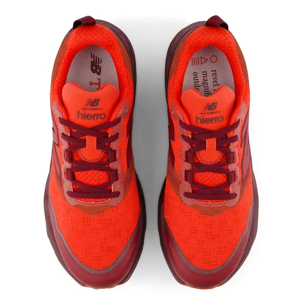 New Balance Mens Fresh Foam Hierro V9 - Neo Flame/Mulled Wine - Trail - AW26