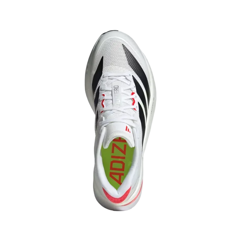 Adidas Womens Adizero Boston 13 - Footwear White/Core Black/Lucid Red - Neutral - AW25