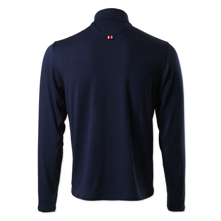 Tracksmith Herren Quarter Zip – Marineblau – AW25