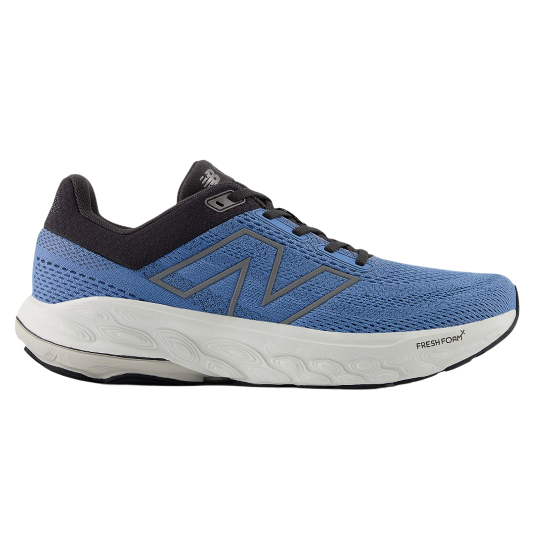 New Balance Mens 860v14 Wide - 2E Width - Blue Laguna/Black Cement/Grey Matter - Stability - SS25