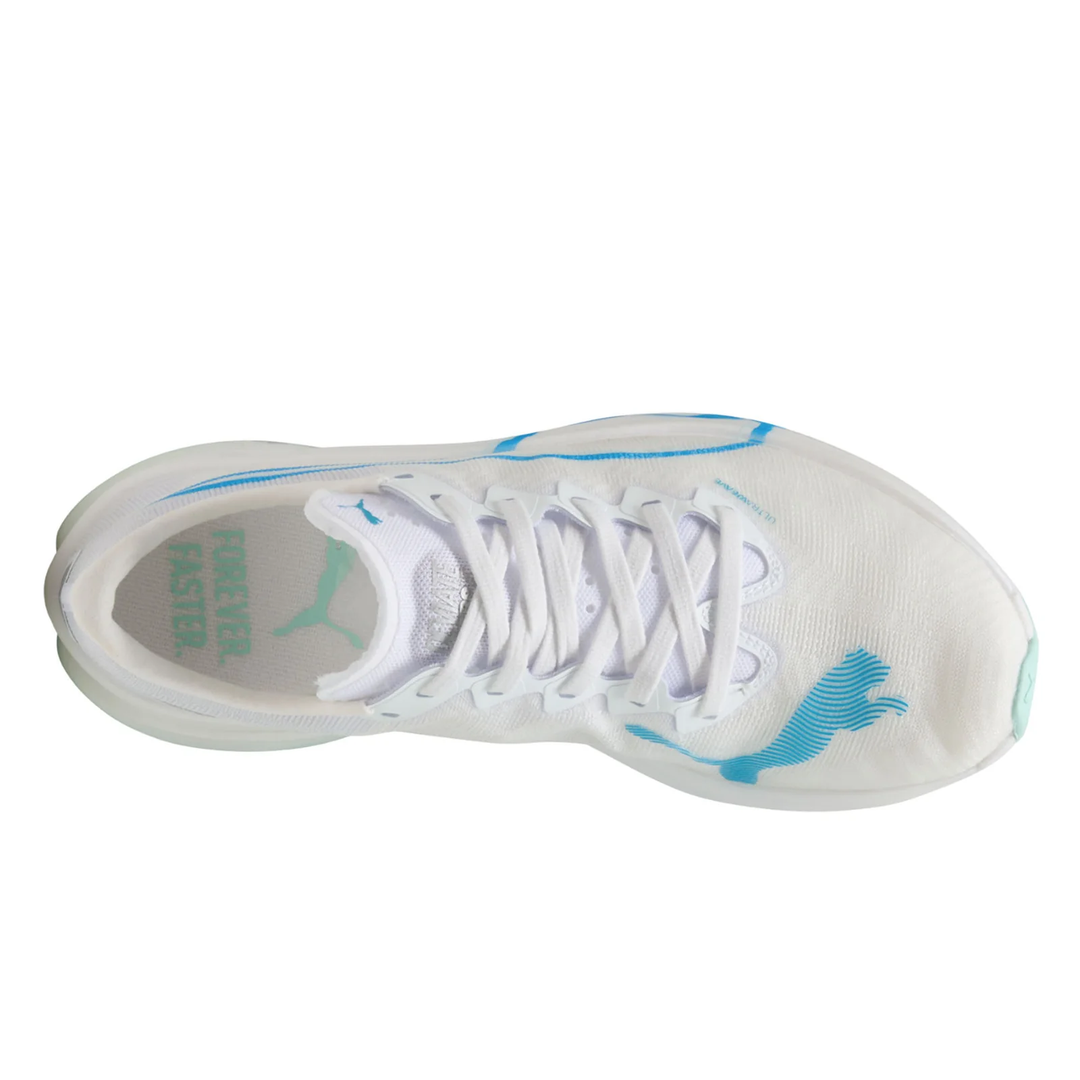 Puma Womens Deviate NITRO Elite 3 - Puma White/Speed Blue - Neutral - AW25