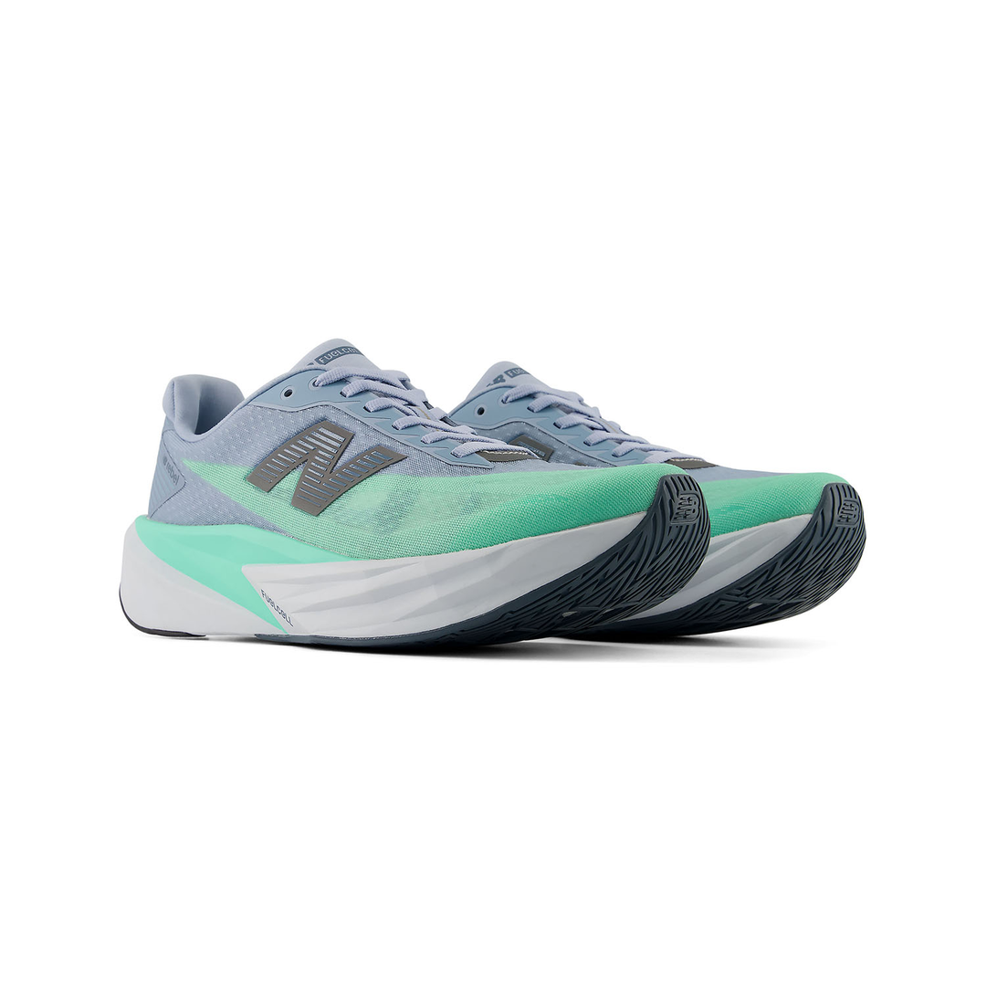 New Balance Mens FuelCell Rebel V5 - Light Arctic Grey/Bright Mint - Neutral - AW26