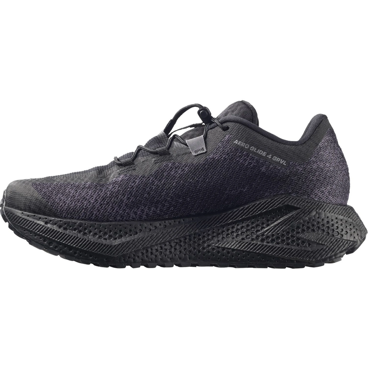 Salomon Mens Aero Glide 4 GRVL - Black/Asphalt/Black - Trail - SS26