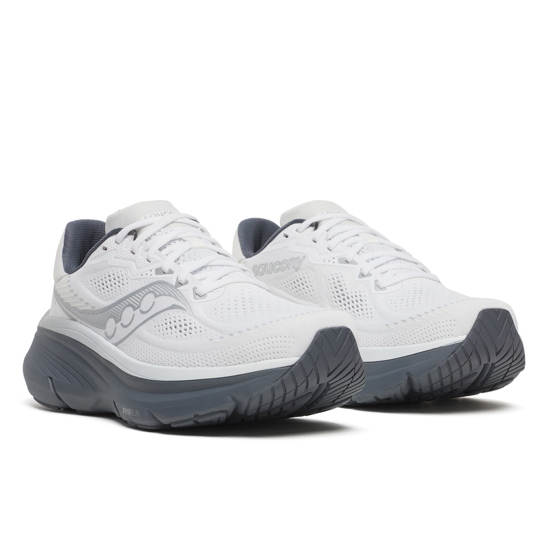 Saucony Mens Guide 19 - White/Shadow - Stability - SS26