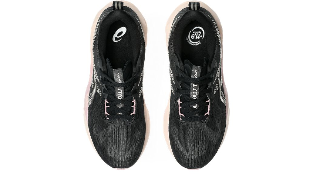 Asics Womens Novablast 5 - Black/Pearl Pink - Neutral - SS26