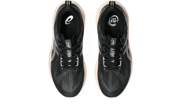 Asics Womens Novablast 5 - Black/Pearl Pink - Neutral - SS26
