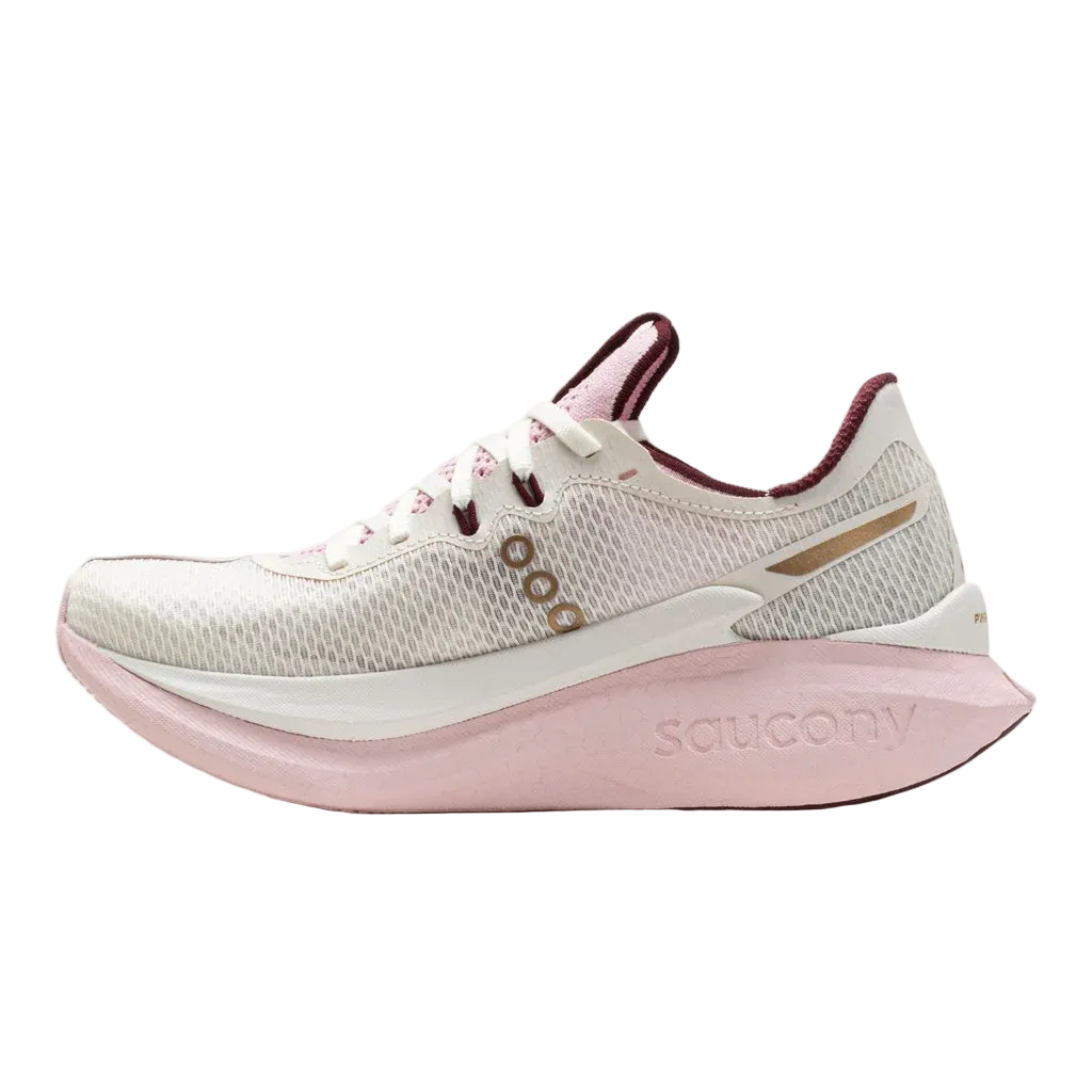 Saucony Womens Endorphin Pro 5 - Ivory/Silk - Neutral - AW26