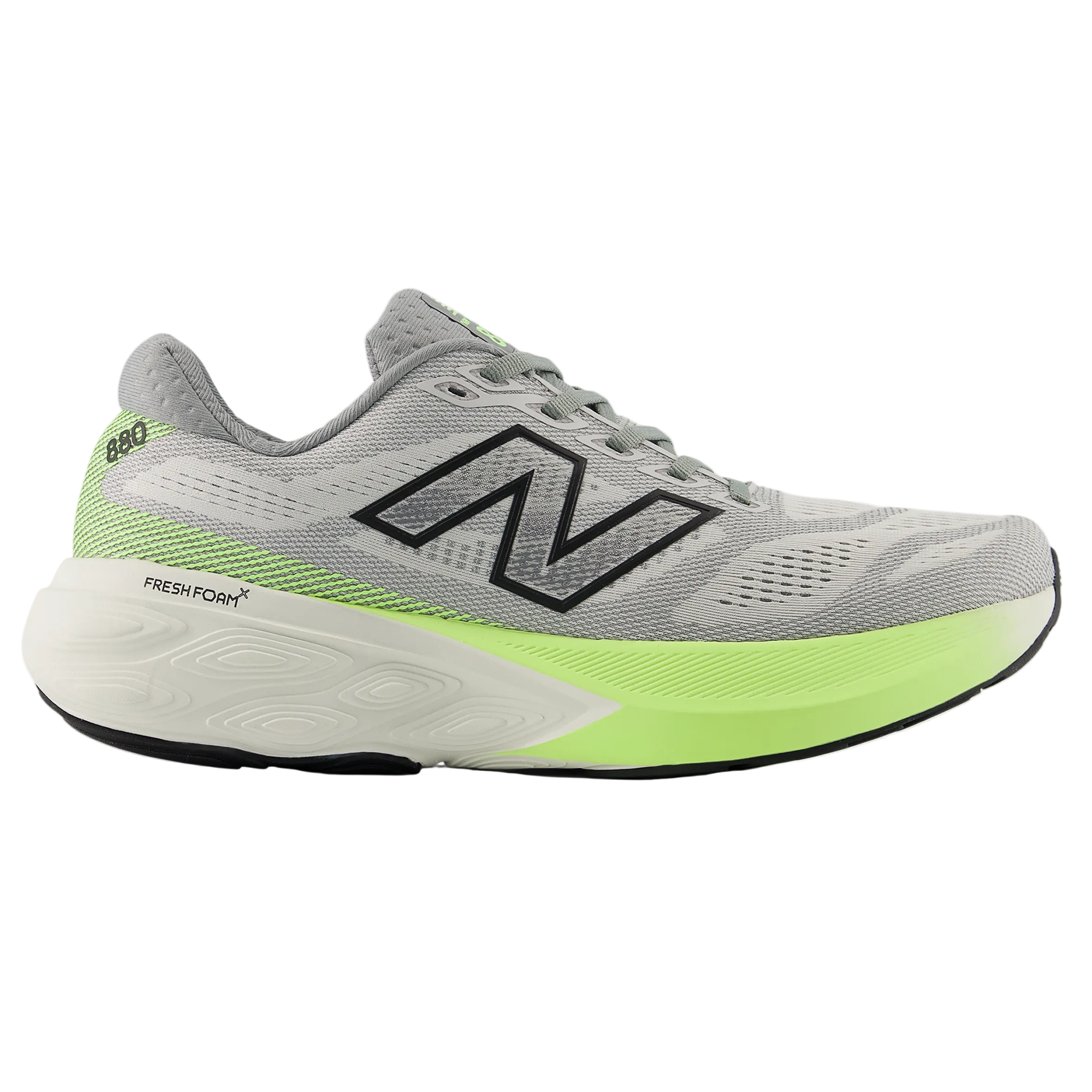 New Balance Hommes 880V15 Large - Largeur 2E - Gris Matière/Rémanence - Neutre - SS26