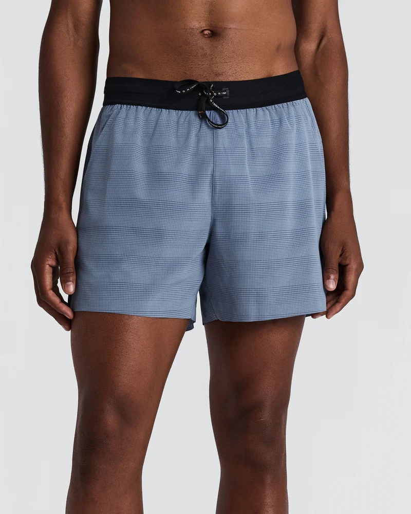 Bandit Men's Coolgrid 5" Run Shorts - Steel Horizon - AW26