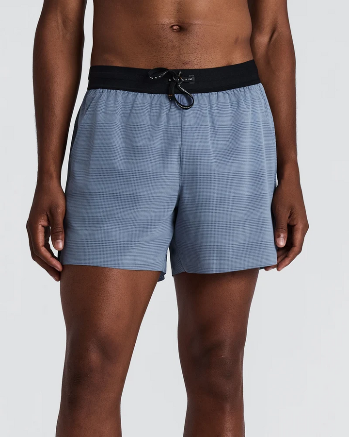 Bandit Men's Coolgrid 5" Run Shorts - Steel Horizon - AW26