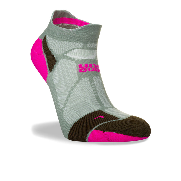 Hilly Damen Marathon Fresh Socken – Salbei/Fluo Pink