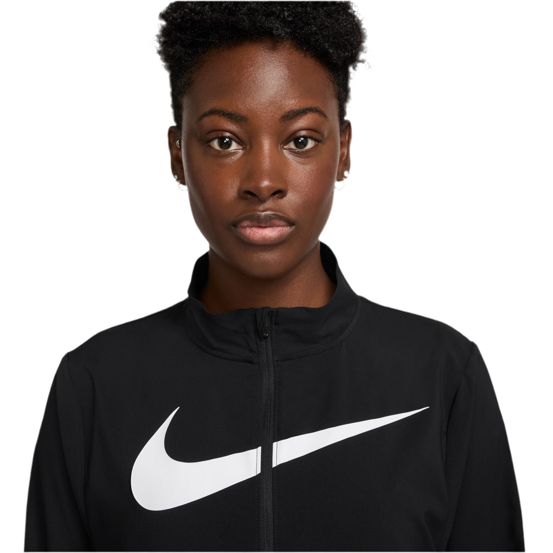 Nike Womens Tempo Swoosh Dri-FIT Jacket - Black/White - FA25
