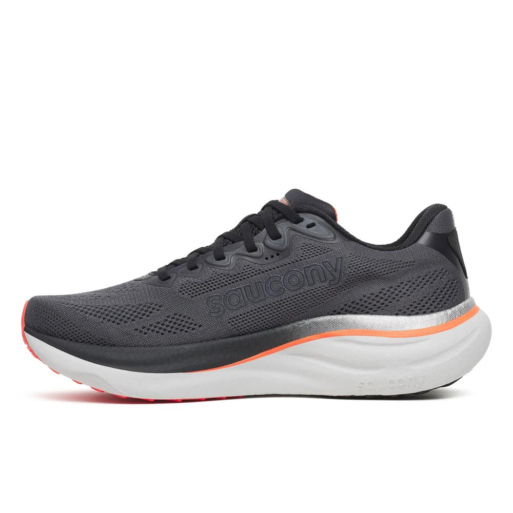 Saucony Mens Ride 19 - Carbon/Black - Neutral - AW26
