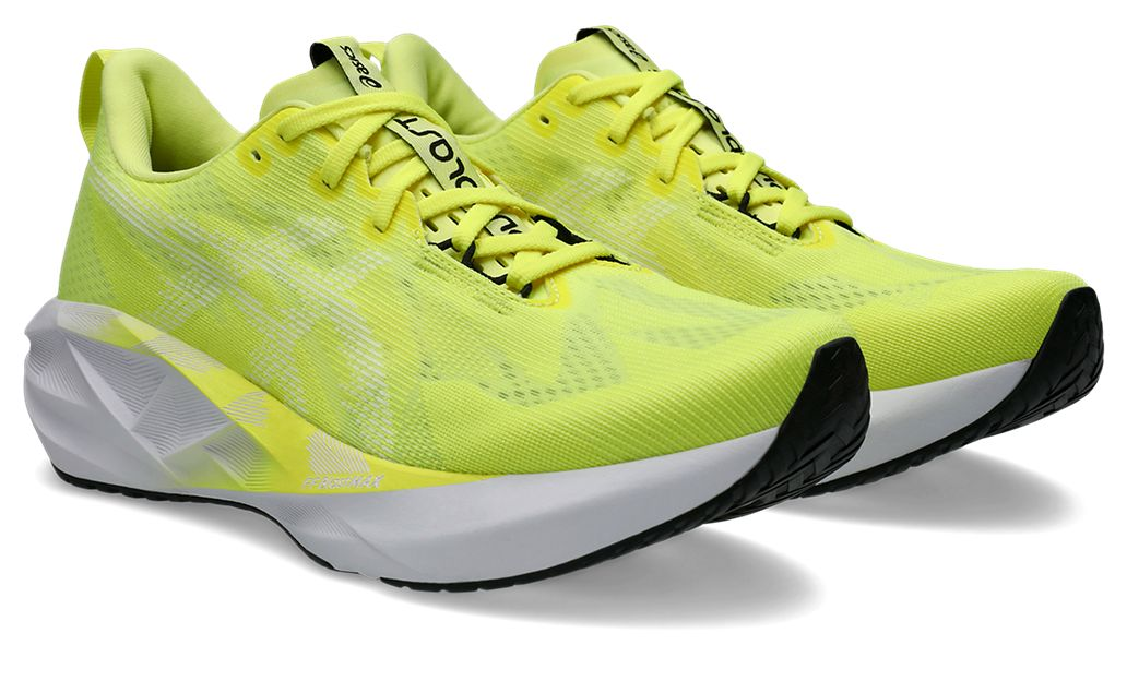 Asics Mens Novablast 5 - Citron/White - Neutral - AW25