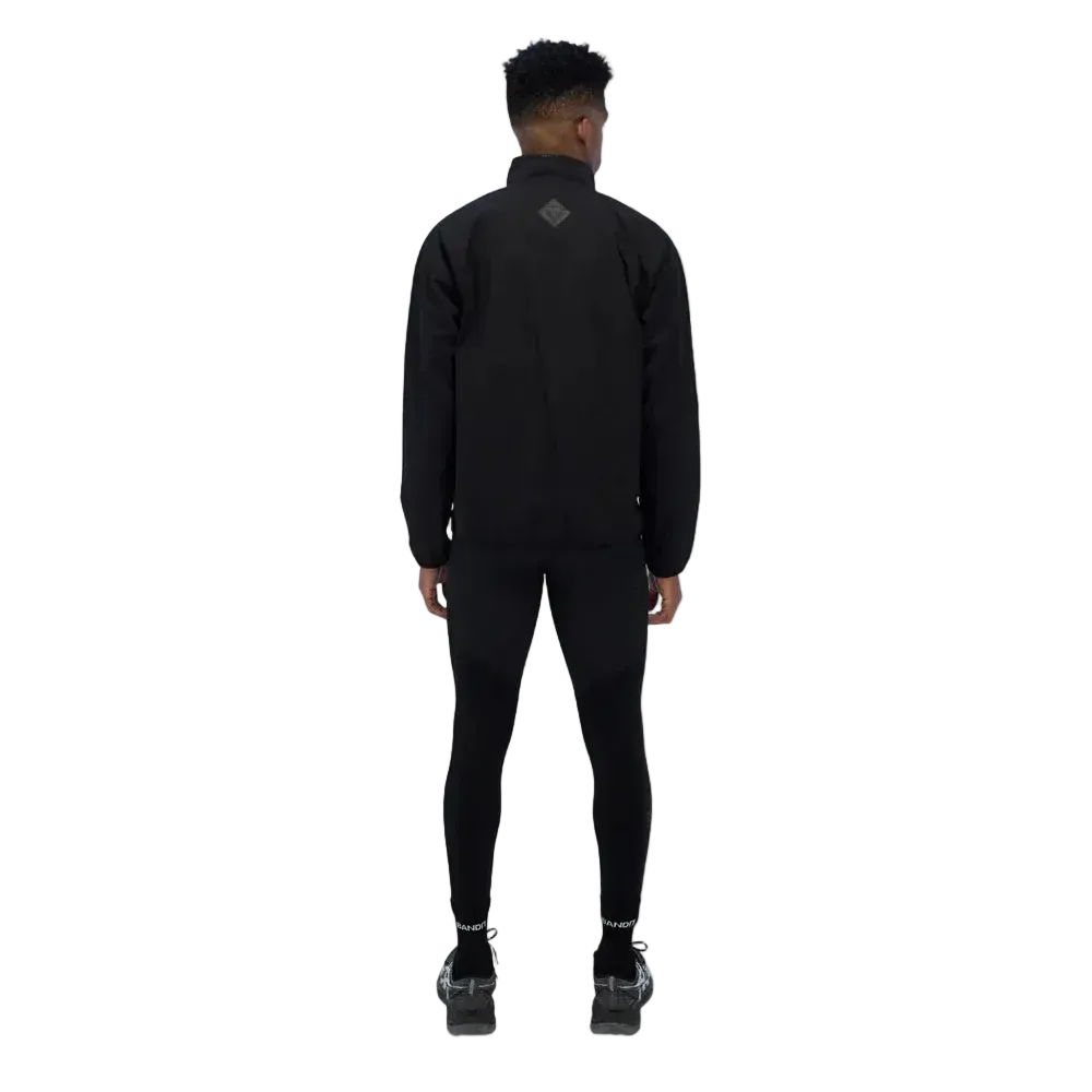 Bandit Mens Windproof Asymetrical Pullover Jacket - Black - SS26