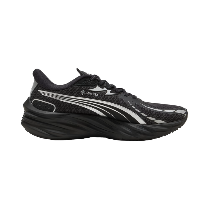 Puma Herren Velocity NITRO 4 GTX - Puma Schwarz/Puma Silber - Neutral - AW25