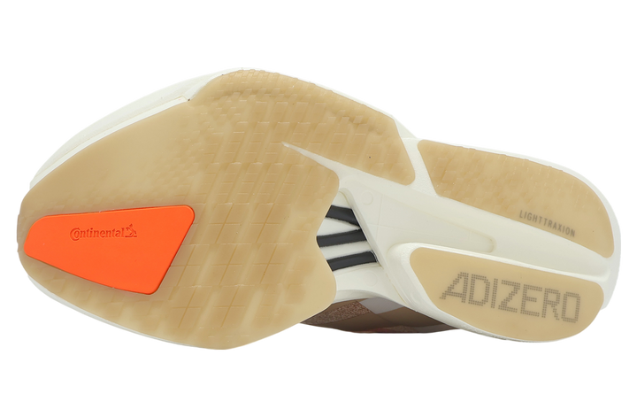 Adidas Womens Adizero Adios Pro 4 - Chalk White/Warm Sandstone/Semi Impact Orange - Neutral - SS25