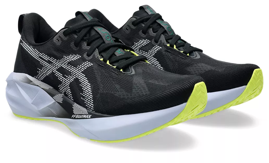 Asics Mens Novablast Black/Blue Fade Run North West