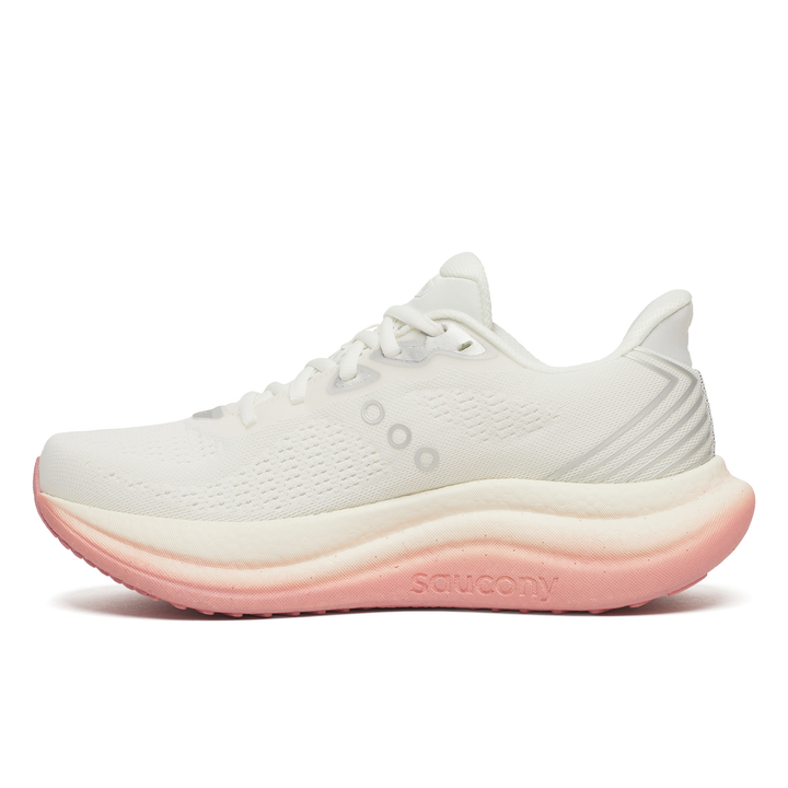 Saucony Womens Triumph 23 - Ivory/Mauve - Neutral - SS26