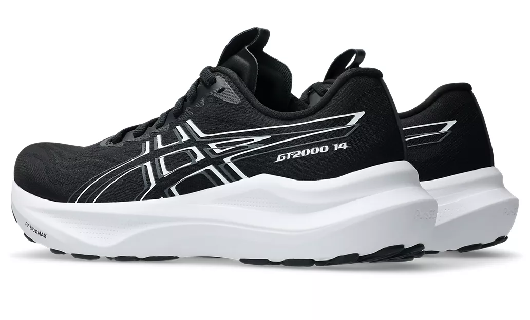 Asics Womens GT-2000 14 - Black/White - Stability - AW25