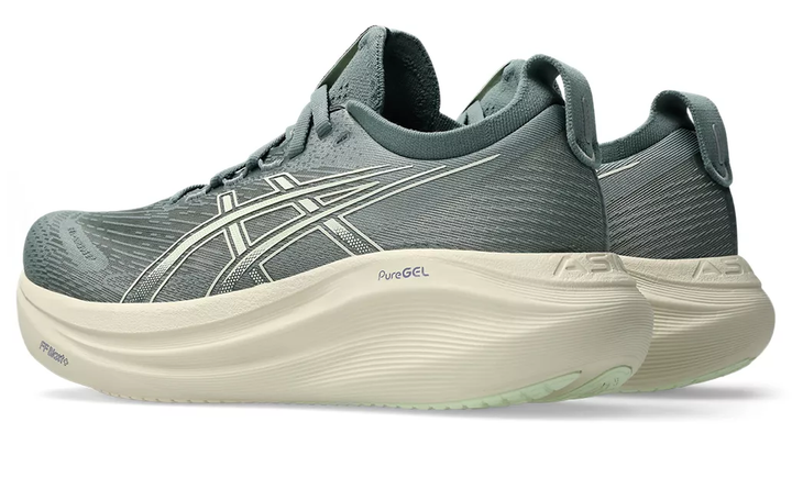 Asics Womens Gel Nimbus 27 - Monument Blue/Whisper Green - Neutral - AW25