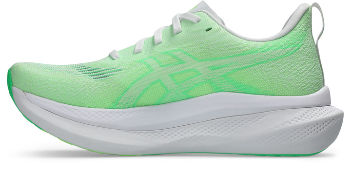 Asics Womens Glideride Max 2 - White/Vital Green - Neutral - SS26