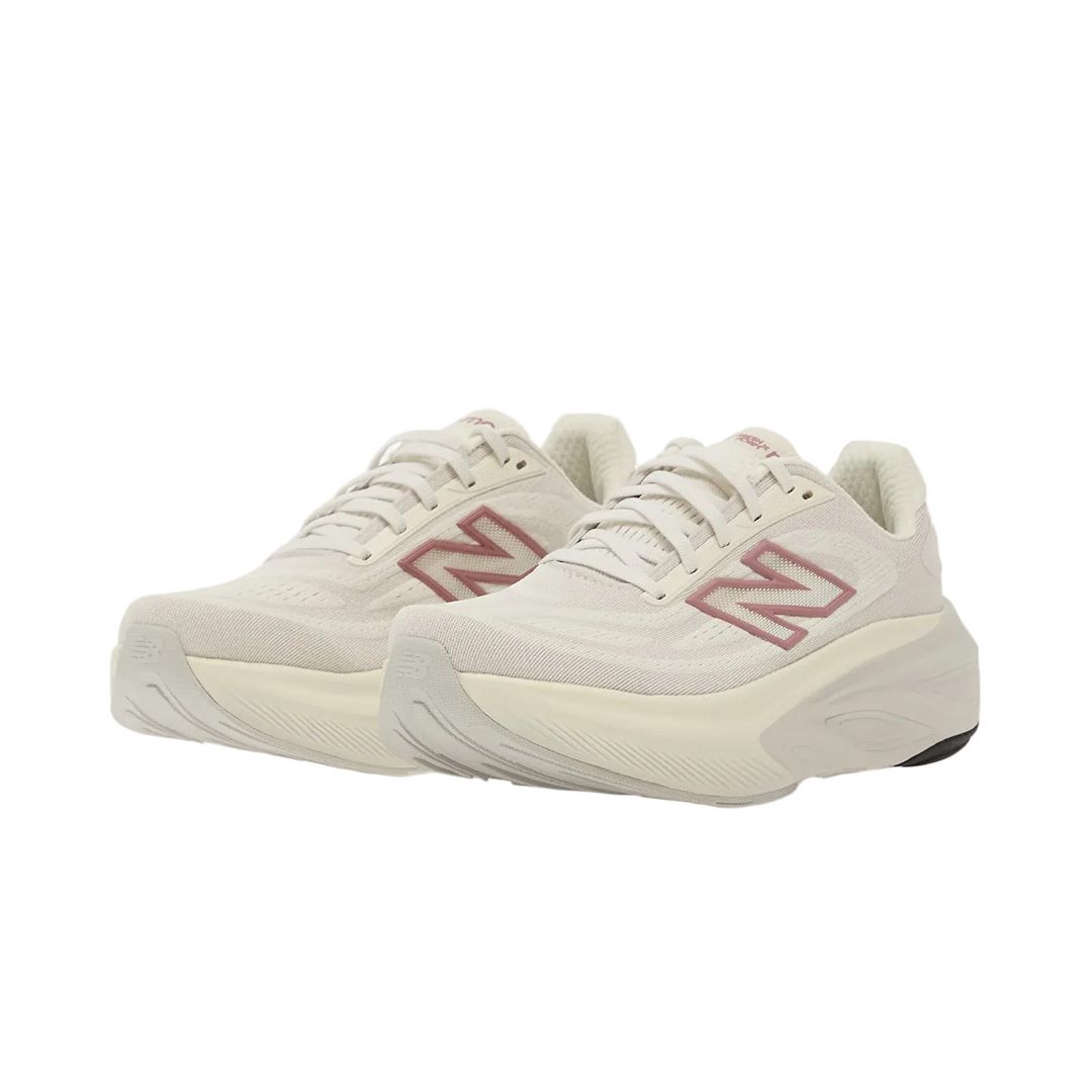 New Balance Womens Fresh Foam X More v6 - Sea Salt/Rosewood/Grey Matter - Neutral - SS26