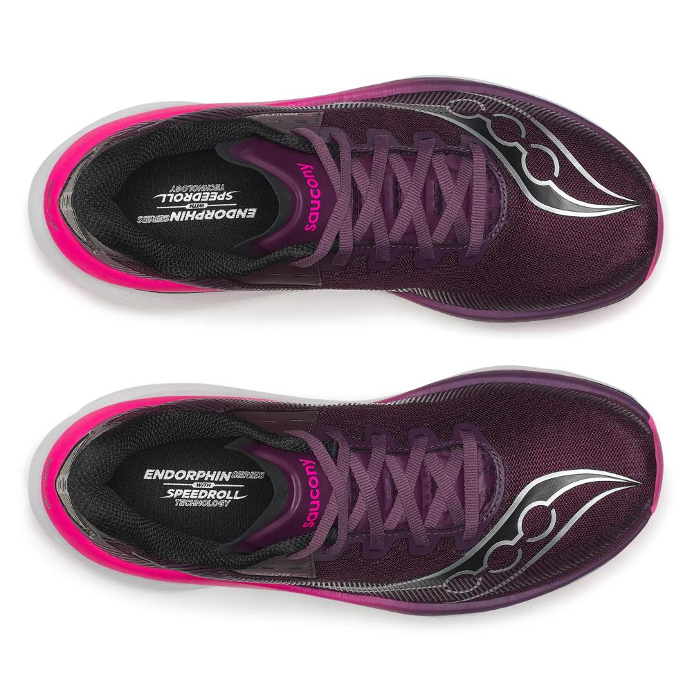 Saucony Womens Endorphin Azura - Eggplant/Shock - Neutral - AW26