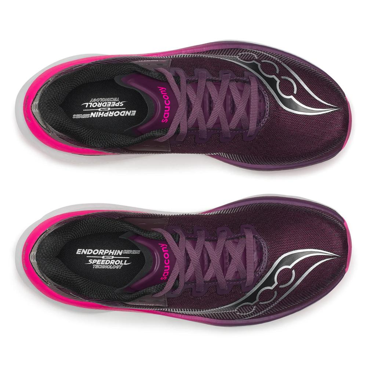 Saucony Womens Endorphin Azura - Eggplant/Shock - Neutral - AW26